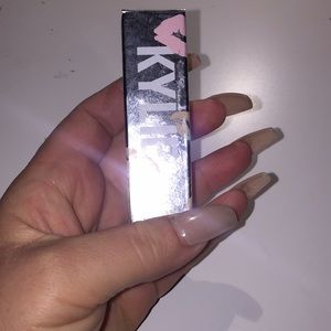 Kylie cream lipstick in the color “infatuation”